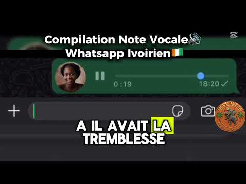 COMPILATION DES MEILLEURES NOTES VOCALES WHATSAPP IVOIRIEN