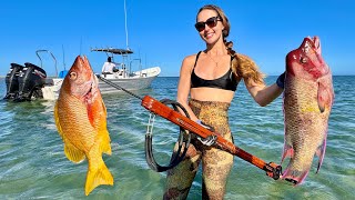 Girls Spearfishing & Swimming with False Killer Whales! (Mexico)