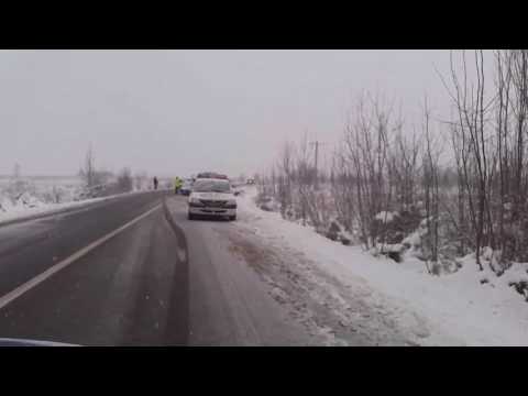 Accident la intrare in Suta Seaca 8.01.2017 15:14