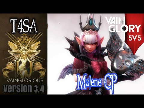 5v5 T4SA | Malene CP - Vainglory hero gameplay from pro player