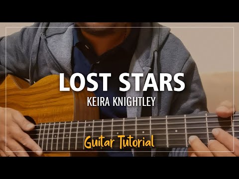 Lost Stars by Keira Knightley | Super Easy Guitar Tutorial | w/ English Subtitle | TUT KO!