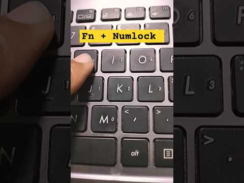 Asus X450 Series Laptop Num Lock On/ Off Shortcut Key#macnitesh#keyboardtricks#2025short