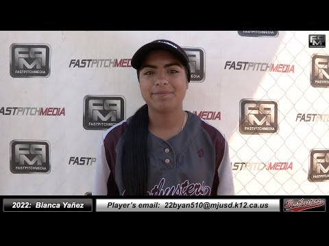 2022 Bianca Yañez 3.5 GPA - Athletic Slapper and Outfielder Softball Skills Video - Batbusters
