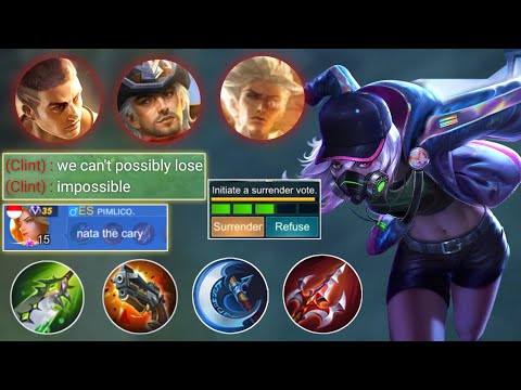 Intense Game! This How Natalia Plays in Late Game Agaist Meta and Strong Heroes - MLBB
