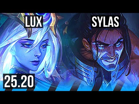 LUX vs SYLAS (MID) | 9/3/8 | EUW Master | 25.20
