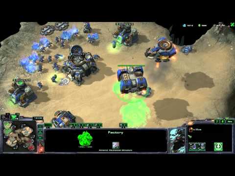 Terran 1v1 TvP - Air Wars! - StarCraft 2 Heart of The Swarm (Zero To Hero - Akilon Wastes - Loss)