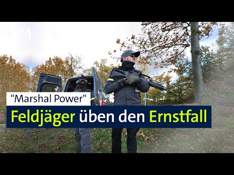 500 Feldjäger trainieren mit Polizei und zivilen Organisationen | BR24