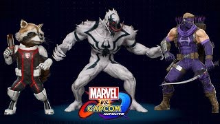 Marvel vs Capcom Infinite - All Marvel Wave 1 Costumes and Colors Unlocked