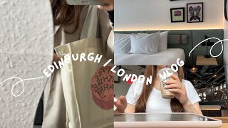 Sub) Vlog | ロンドンに引っ越します🛋️🏴󠁧󠁢󠁥󠁮󠁧󠁿 | エディンバラで英語勉強を頑張る日本人の記録🌻