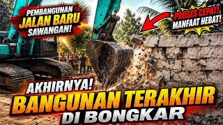 Download lagu FINALLY‼️SULTAN'S WALL DEMOLISHED AFTER STANDING TALL AT THE NEW SAWANGAN DEPOK ROAD PROJECT mp3