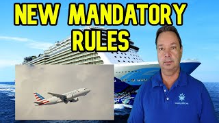 NEW RULES WHEN BOOKING FLIGHTS THROUGH THE CRUISE LINE