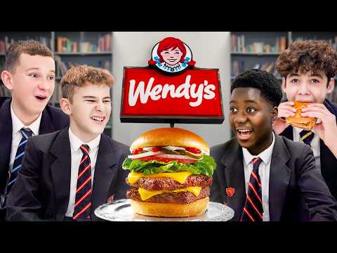 英国の高校生がウェンディーズに初挑戦! (British Highschoolers try Wendy's for the first time!)