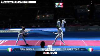 Moscow 2015 WE WorldChampionships T08 02 red Fiamingo R ITA vs Del Carretto B ITA