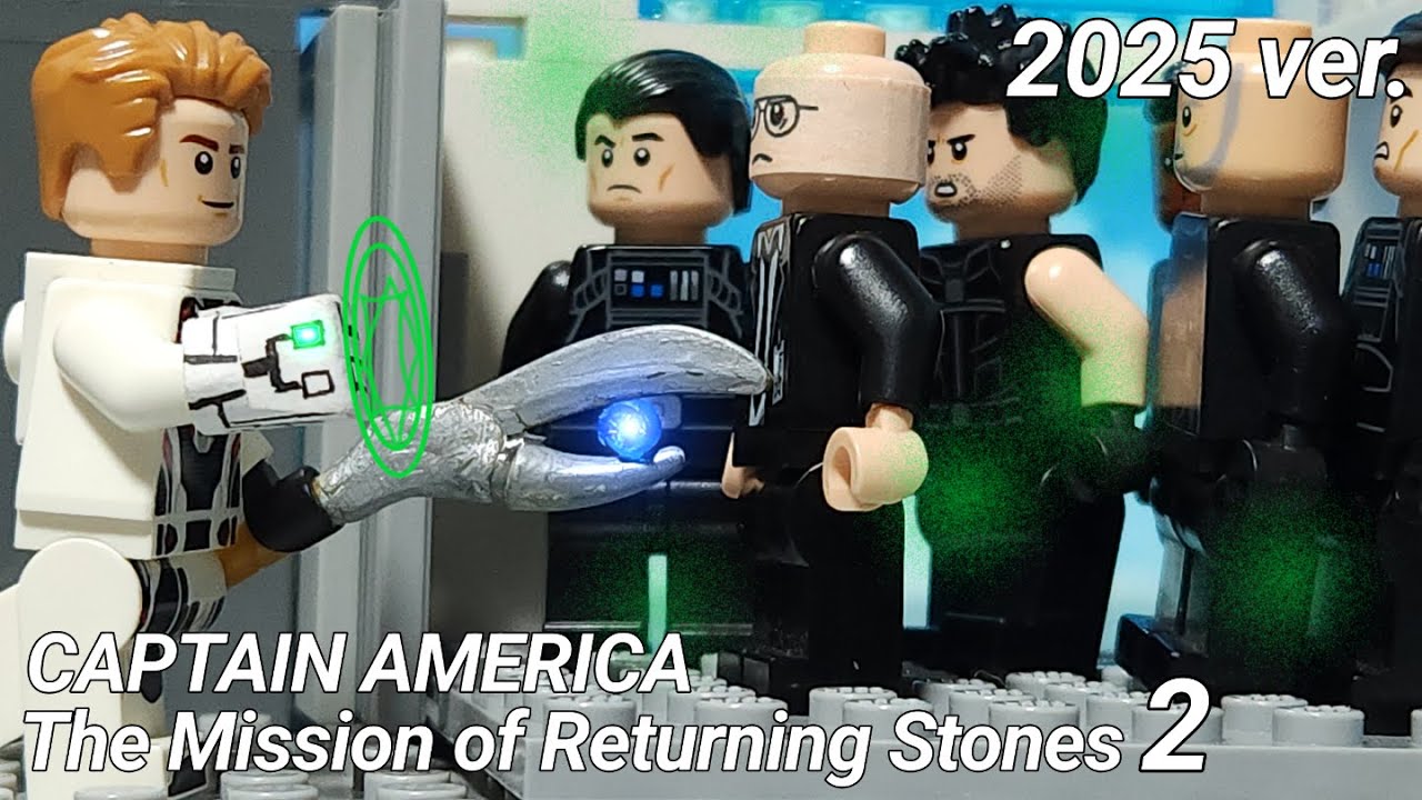 Captain America The mission of returning stones from Avengers Endgame 2 with LEGO