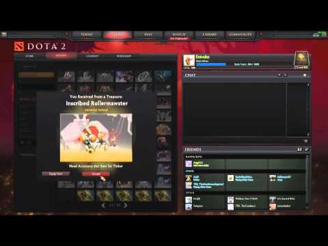 Dota 2 - Immortal Treasure II Opening (Anti-Mage Golden Immortals)