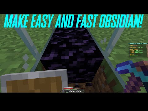 EPIC Minecraft Crossplay Server: Get OBSIDIAN fast!!