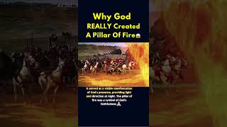 Why God Really Created A Pillar Of Fire For The Israelites 🔥🔥#shorts #youtube #catholic #fypシ