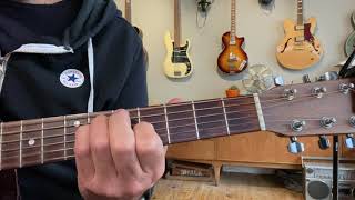 Early Morning Rain. Guitar lesson for Paul Weller version.