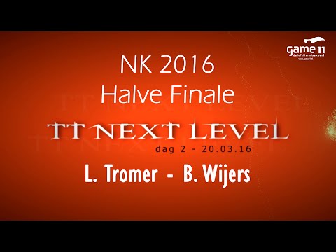 NK 2016 Halve Finale: Laurens Tromer - Barry Wijers