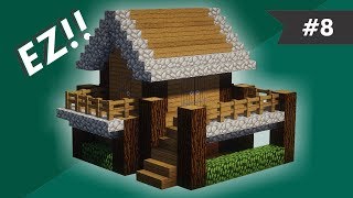 Download lagu MINECRAFT : Rumah 2 Lantai Mudah - Tutorial Membuat Survival House mp3