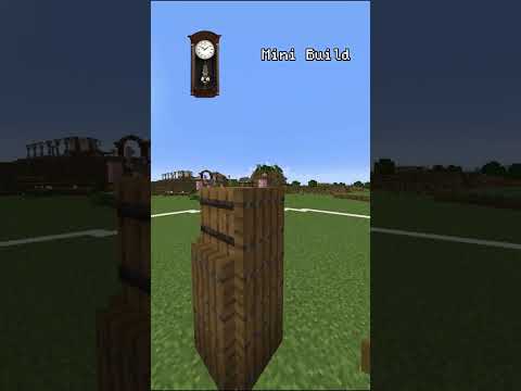 EPIC Mini Build Minecraft Clock! MUST WATCH
