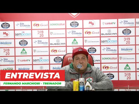 Entrevista pós jogo com Fernando Marchiori PORTUGUESA 1 x 0 CAXIAS - 18/09/2021 || LUSA TV