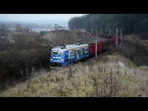 Tren de marfa CTV cu garnitura goala de padure descarcata la Schweighofer cu LEMA051 - 21.12.2020