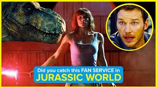 Did you catch this FAN SERVICE in JURASSIC WORLD