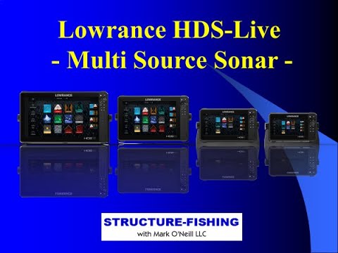 Lowrance HDS Live  - Multi Source Sonar Channel Options