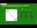 Deriving The 45-45-90 Special Right Triangle ...
