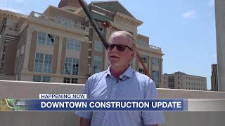 Tower crane comes down at Smith County Courthouse site