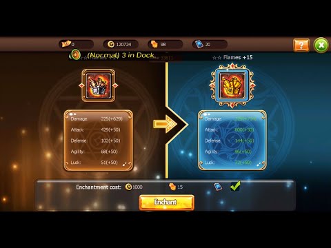 BOOMZ Mobile: +14 to +15 Enchant Weapon with 105 ES Only.