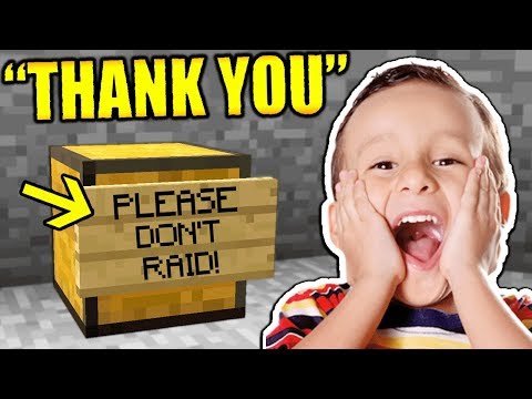HELPING A KID DO HIS FIRST MINECRAFT RAID!!! | Minecraft Factions #392