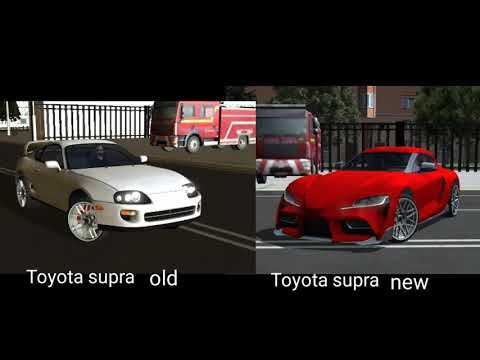 Real driving sim drag racing Toyota Supra old vs. new