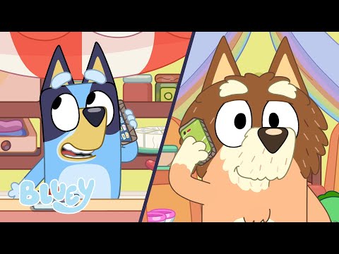 ¡Está en la App! | Teléfonos 📲 | Bluey - Español Canal Oficial