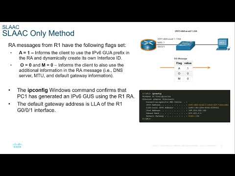 CCNA2-SRWEv7 - Lecture Module 08 - SLAAC and DHCPv6