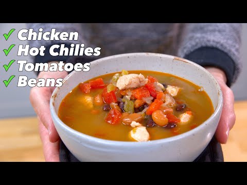 Chicken Chipotle Black Beans Soup - Glen And Friends Cooking