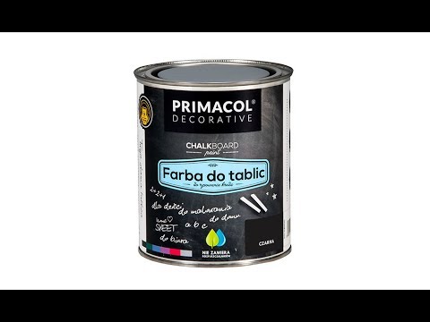 Farba do tablic Primacol Decorative - film instruktażowy