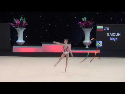 Maja Gaiduk LTU ribbon Junior Final Miss Valentine 2019