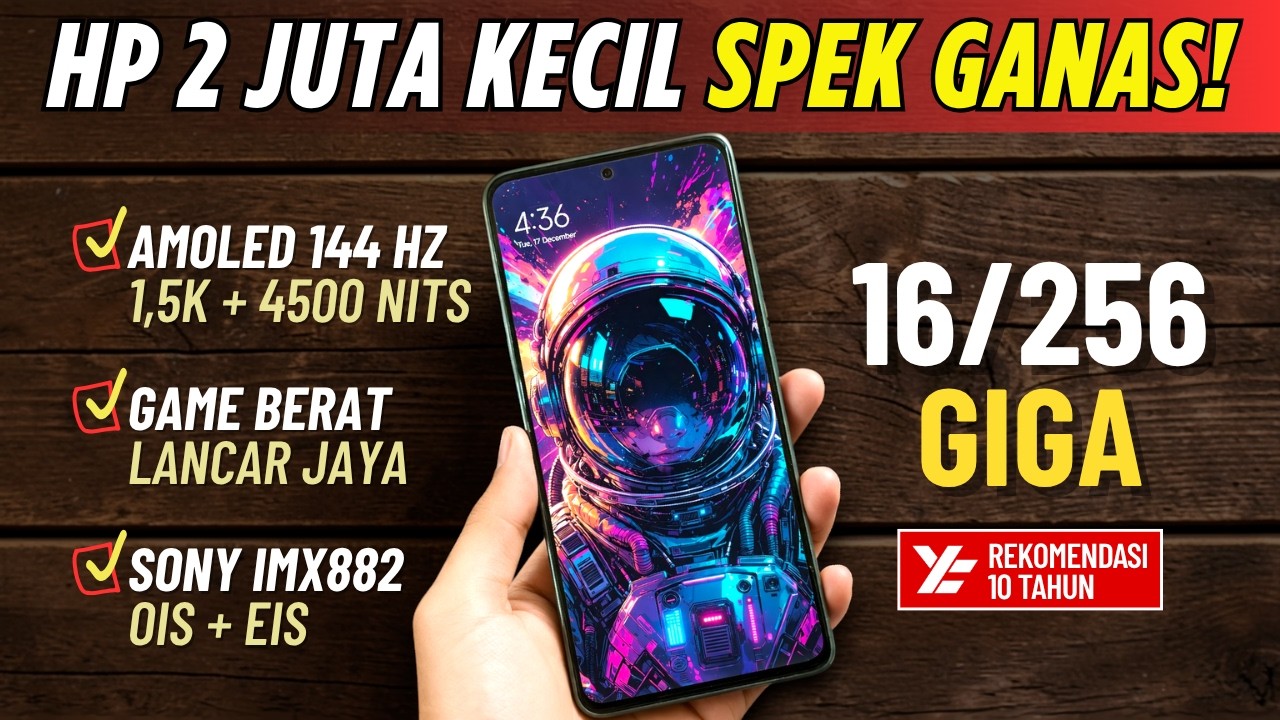 5 Rekomendasi HP 2 JUTAAN TERBAIK [2 - 2,5 JUTA] April 2026