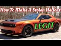 How Easy Stolen Hellcats Are Titled And Registered by VIN Swap How To