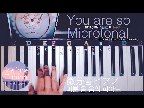 (Microtonal Piano) You are so microtonal  in 24EDO  24平均律 微分音ピアノ　 -H. Wakabayashi