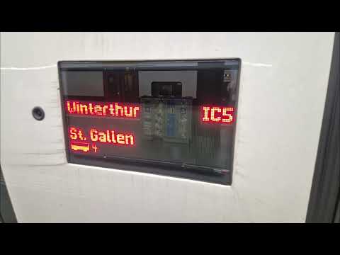 SBB Begrüssung im IC5 ab ZH Flughafen