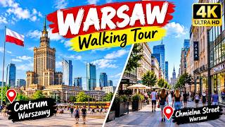 Summer Walk in Warsaw | Centrum & Chmielna street - trendiest street in warsaw |