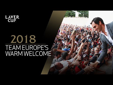 A warm welcome for Team Europe and Team World in Chicago | Laver Cup 2018
