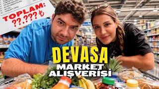 DEVASA MARKET ALIŞVERİŞİ! 🛒 2 Sepet Fulledik, hesap fena! 