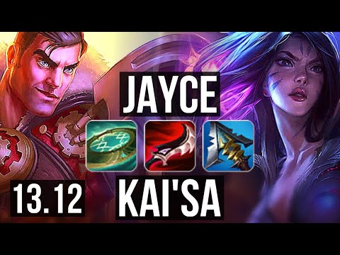 JAYCE & Rakan vs KAI'SA & Nautilus (ADC) | 700+ games, 13/4/16, Godlike | NA Master | 13.12