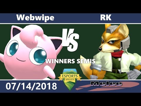 Shinespiked 10 Melee: Winners Semis - Webwipe (Jigglypuff) vs RK (Fox)