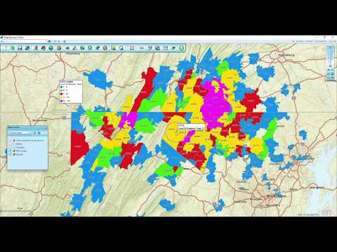 Color Coding Zip Codes with Map Business Online