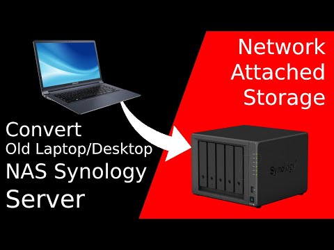 Convert Old Laptop Desktop into NAS Network Attached Storage Install Synology DSM DiskStationManager